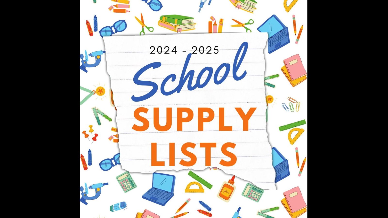 2024 2025 School Supply Lists